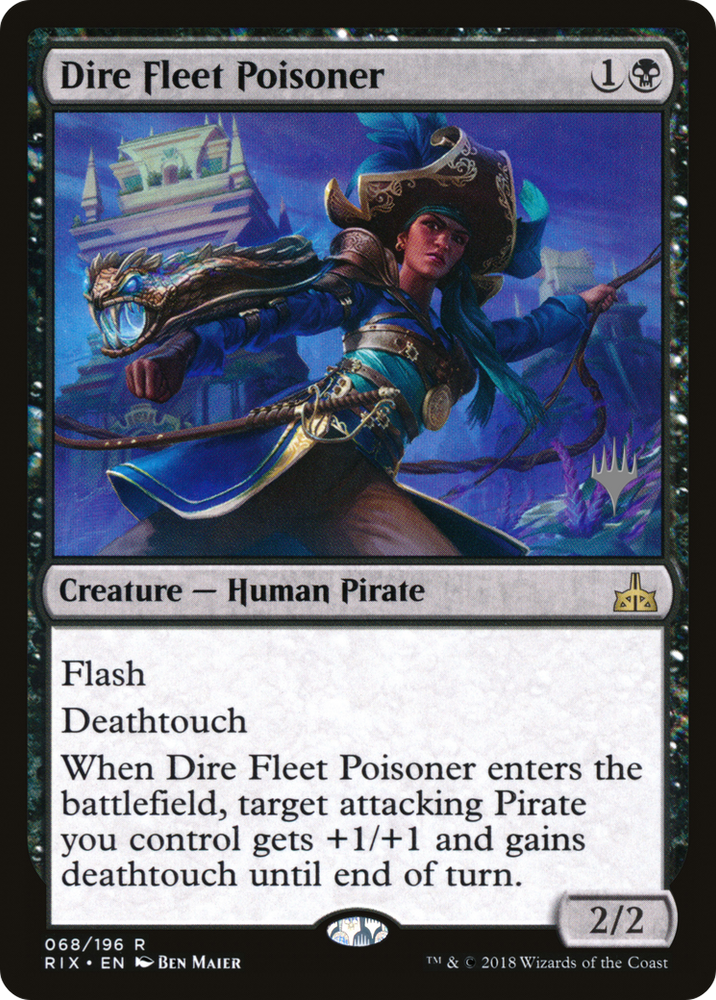 Dire Fleet Poisoner (PPM20-068) - Rivals of Ixalan Promos Foil