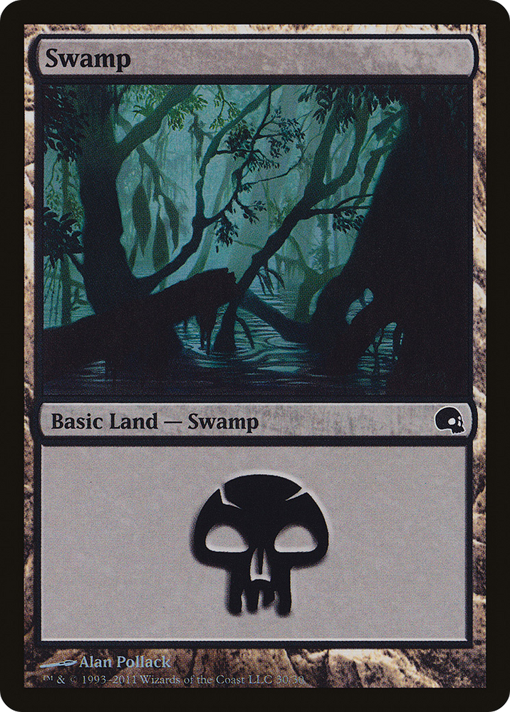 Swamp (30) (GRV-030) - Premium Deck Series: Graveborn Foil