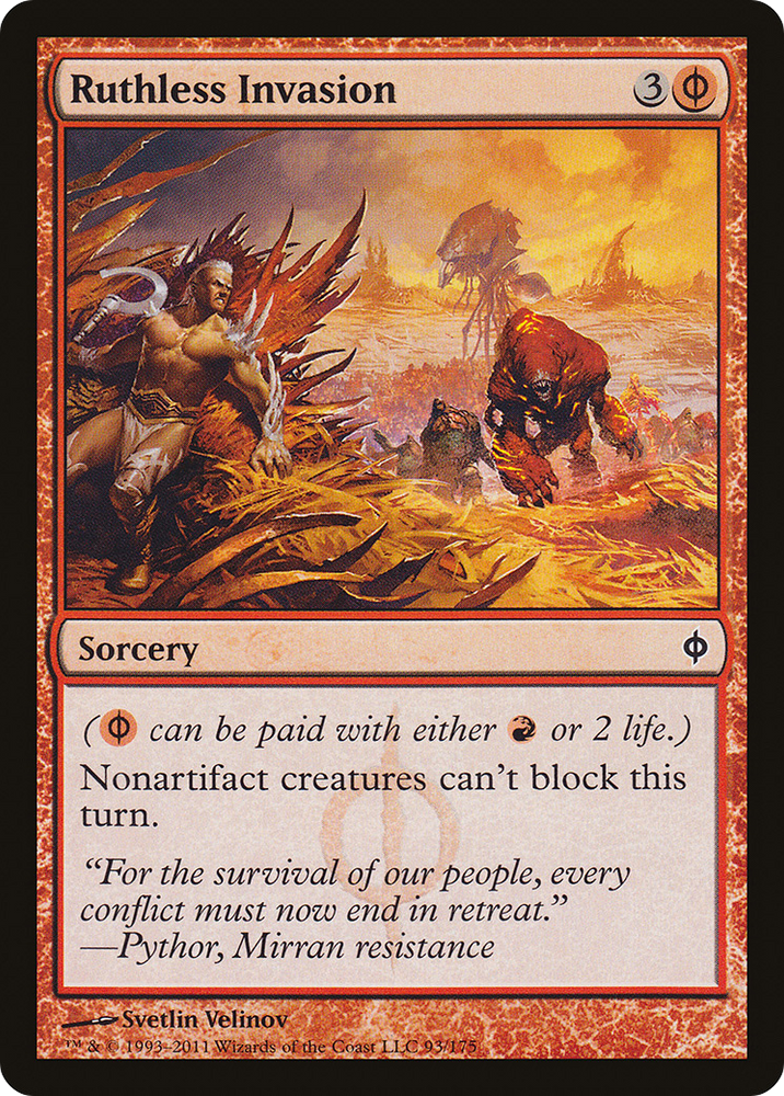 Ruthless Invasion (NPH-093) - New Phyrexia