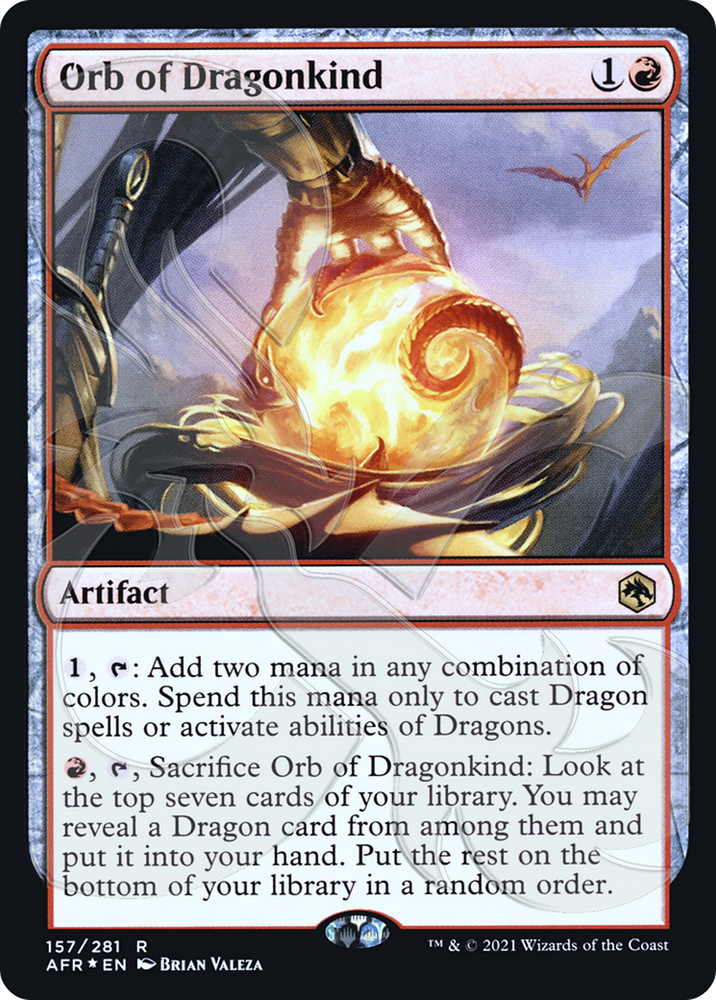 Orb of Dragonkind (AFR&-157) - Adventures in the Forgotten Realms Promos Foil