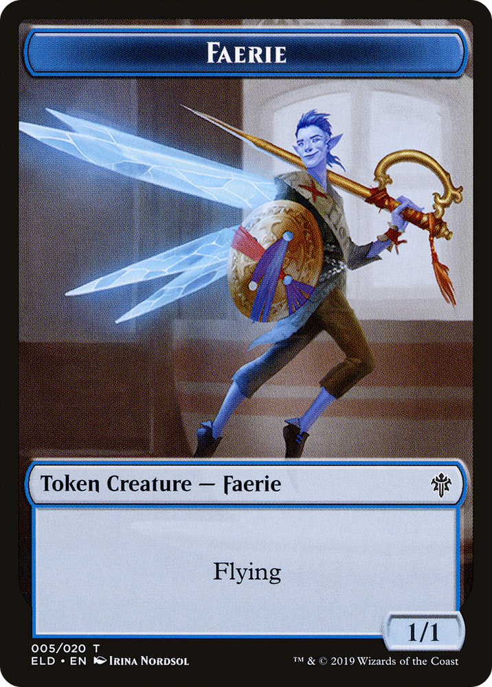 Faerie (TELD-005) - Throne of Eldraine Tokens Foil