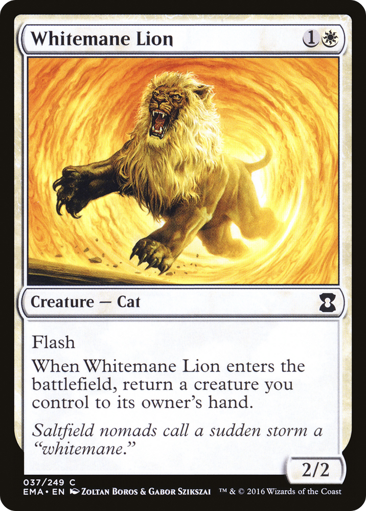 Whitemane Lion (EMA-037) - Eternal Masters