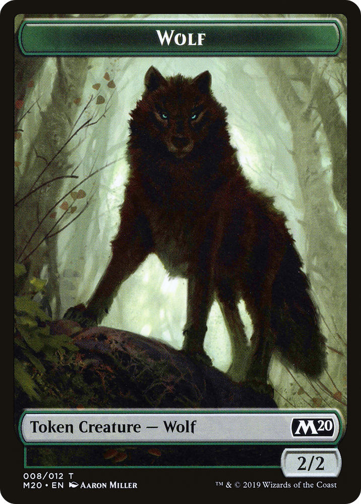 Wolf Token (M20-008) - Core Set 2020 Tokens