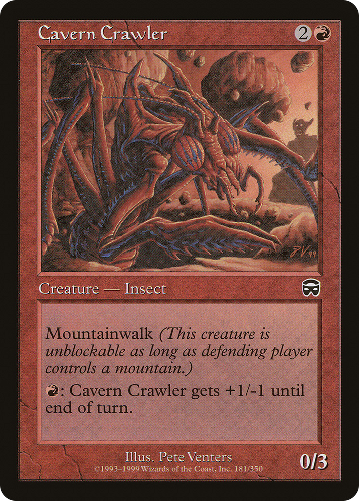Cavern Crawler (MMQ-181) - Mercadian Masques