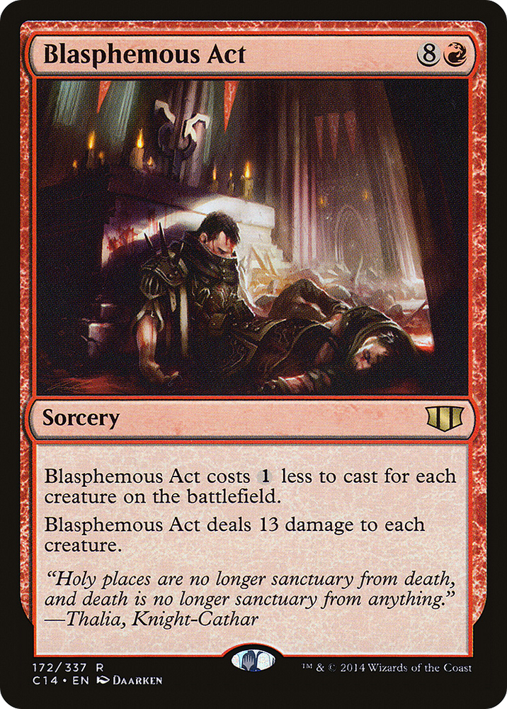Blasphemous Act (C14-172) - Commander 2014