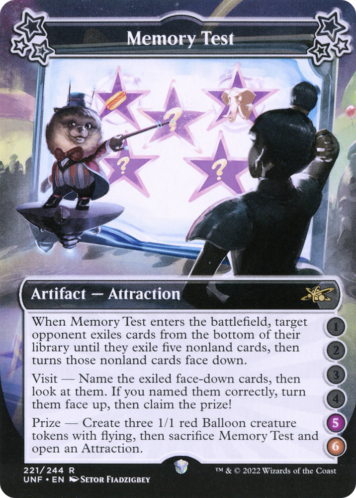 Memory Test (5-6) (UNF-221B) - Unfinity Foil