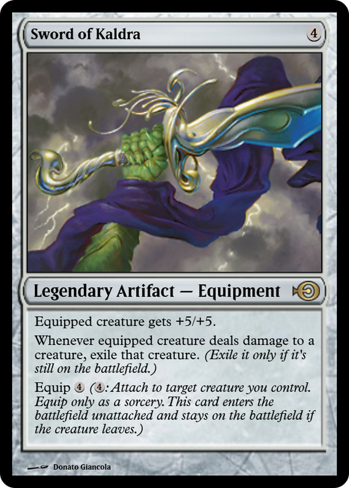 Sword of Kaldra (PRM-31987) - Magic Online Promos Foil