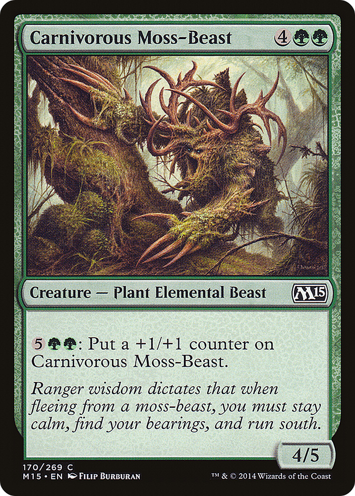 Carnivorous Moss-Beast (M15-170) - Magic 2015