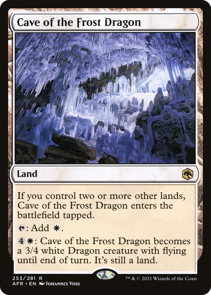 Cave of the Frost Dragon (AFR-253) - Adventures in the Forgotten Realms