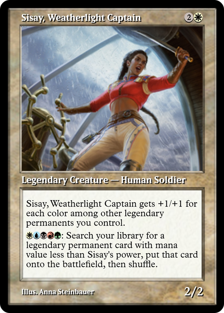 Sisay, Weatherlight Captain (PRM-91211) - Magic Online Promos Foil