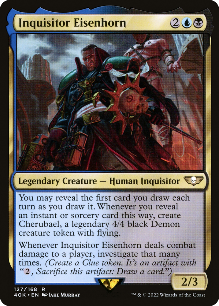 Inquisitor Eisenhorn (40K-127) - Warhammer 40,000 Commander