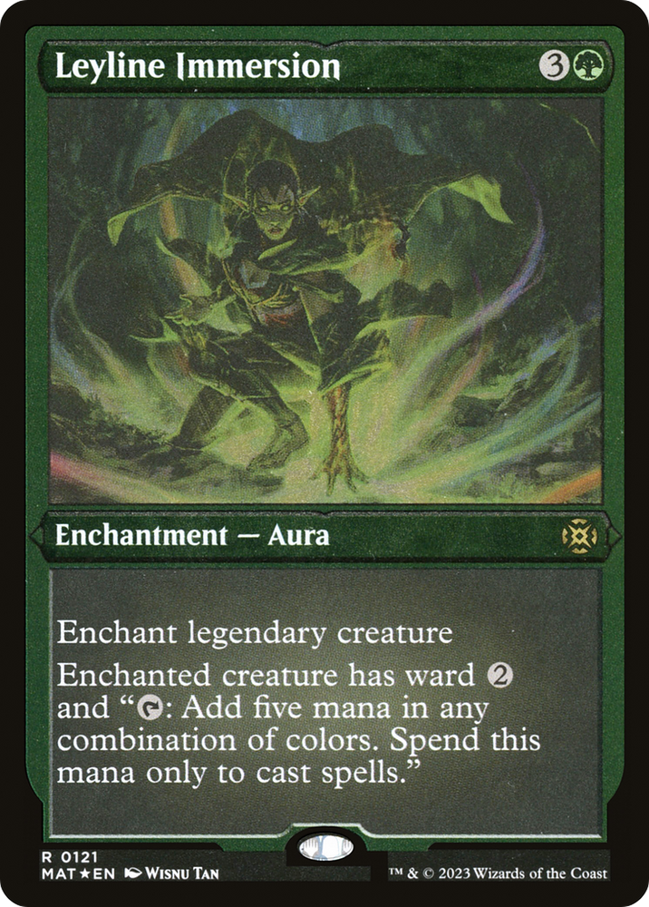 Leyline Immersion (MAT-121) - March of the Machine: The Aftermath Etched Foil