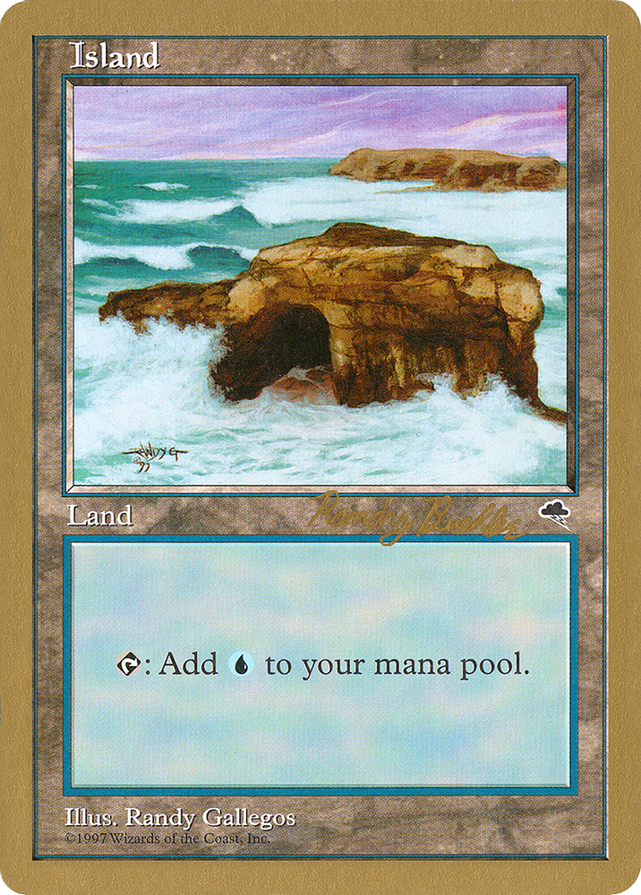 Island (Crashing Waves) - 1998 Randy Buehler (TMP) (WCD-) - World Championship Decks 1998