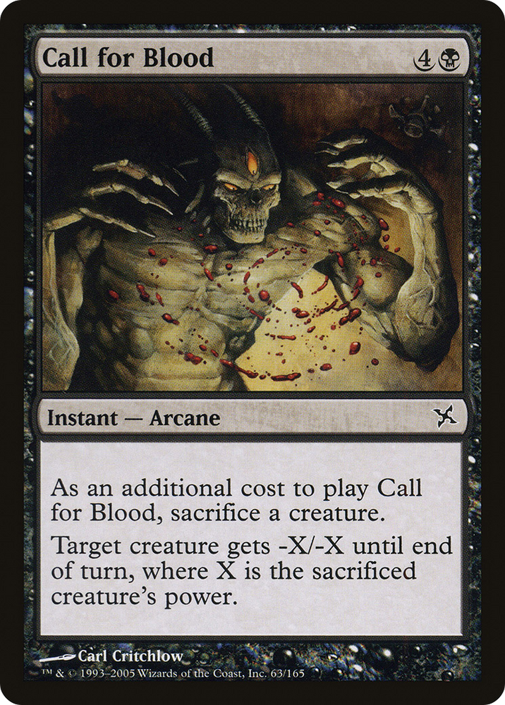 Call for Blood (BOK-063) - Betrayers of Kamigawa Foil