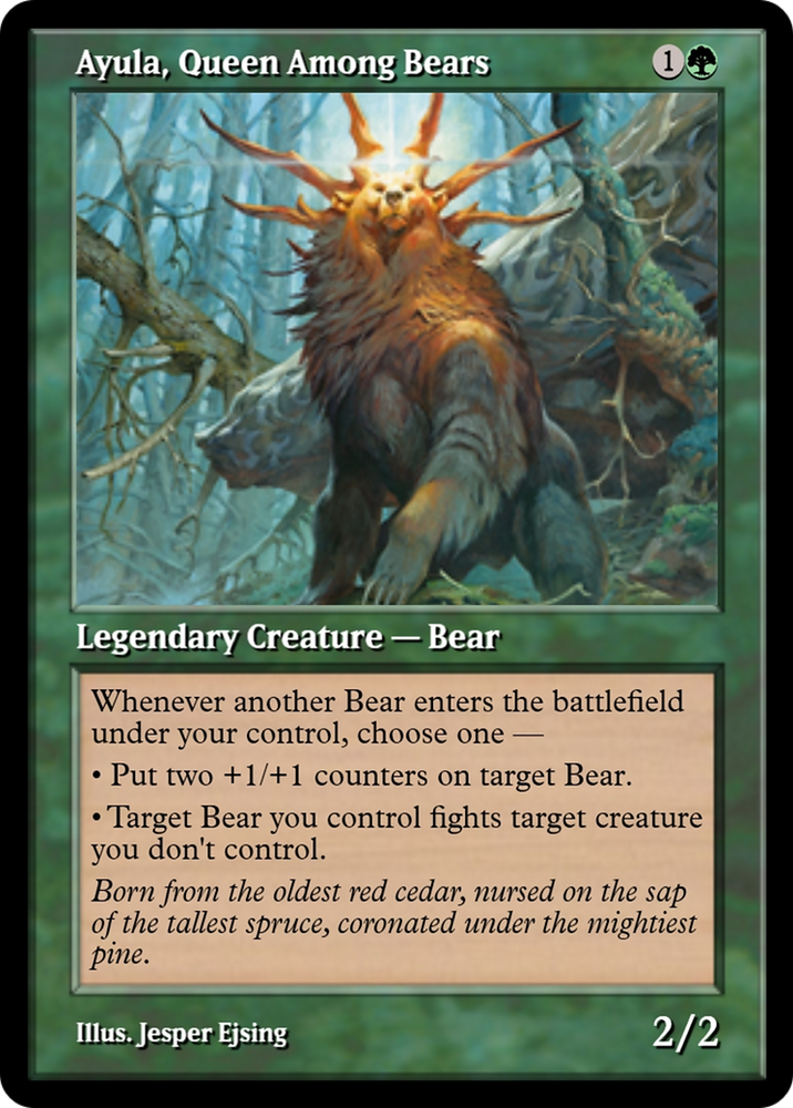 Ayula, Queen Among Bears (PRM-91303) - Magic Online Promos