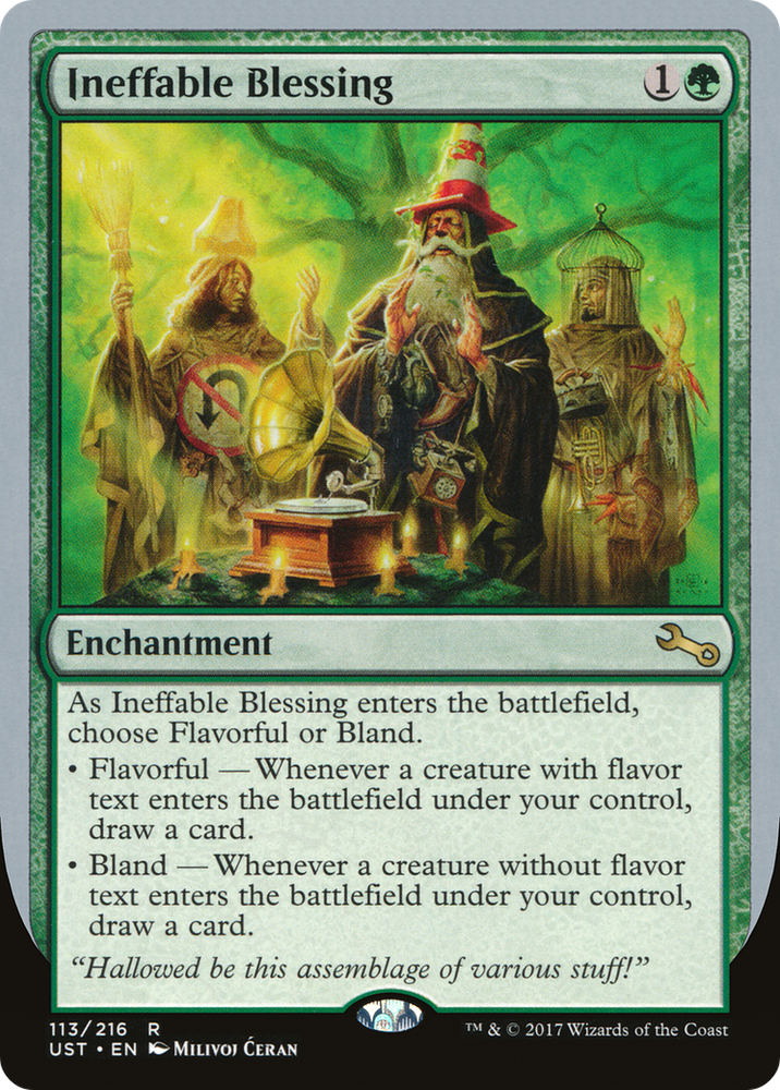 Ineffable Blessing (A) (UST-113A) - Unstable