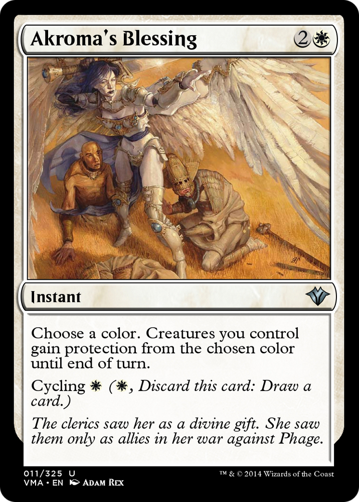 Akroma's Blessing (VMA-011) - Vintage Masters