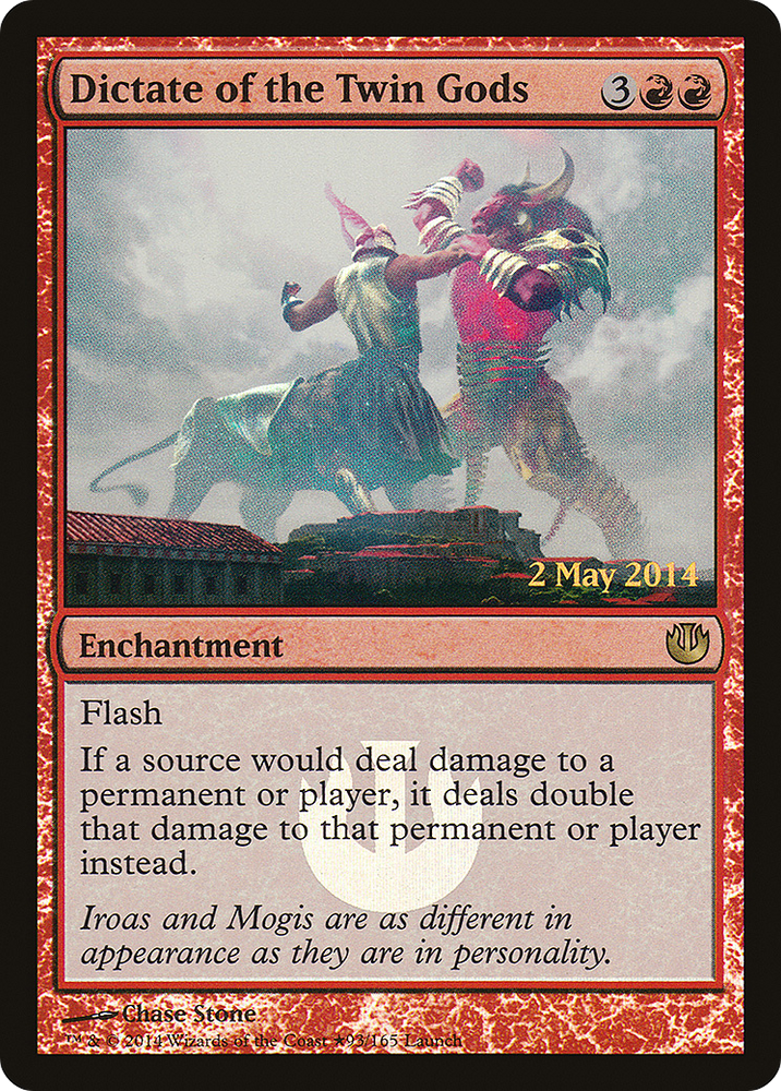 Dictate of the Twin Gods (LARP-093) - Journey into Nyx Promos Foil