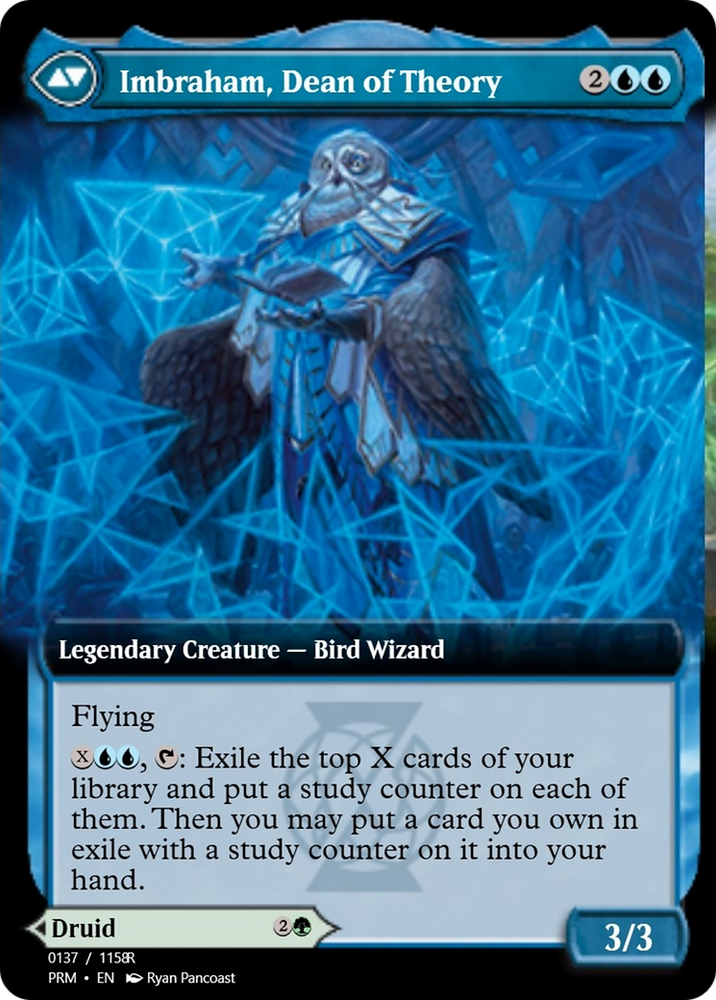 Kianne, Dean of Substance // Imbraham, Dean of Theory (PRM-90244) - Magic Online Promos Foil