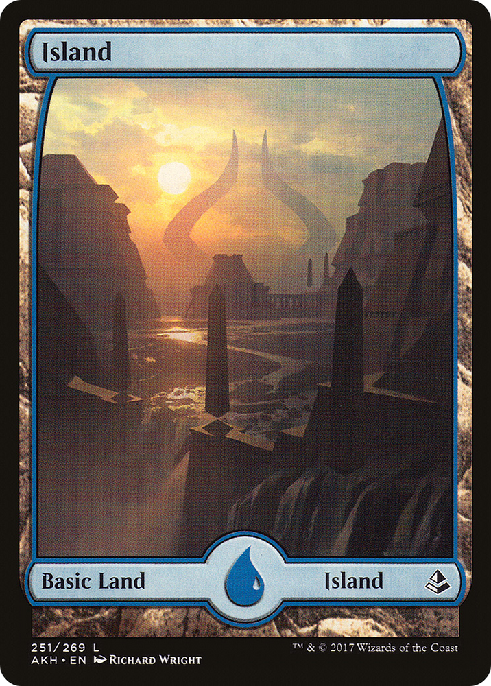 Island (251) - Full Art (AKH-251) - Amonkhet