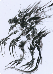 Phyrexian Obliterator // Phyrexian Obliterator (AONE-071) - Phyrexia: All Will Be One Art Series (Borderless) Foil