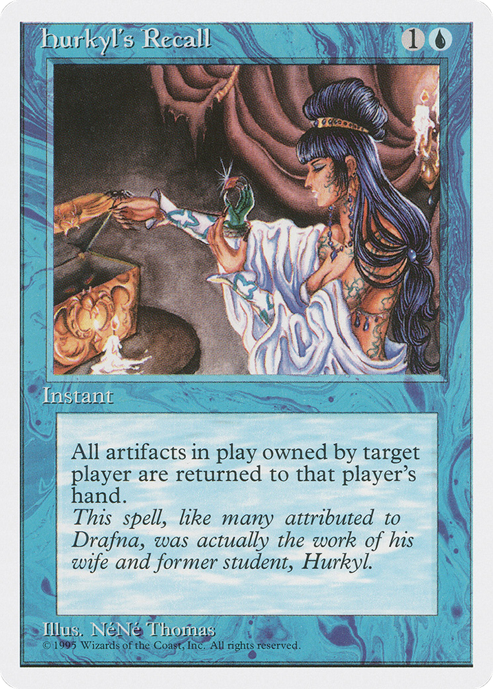Hurkyl's Recall (4ED-077) - Fourth Edition