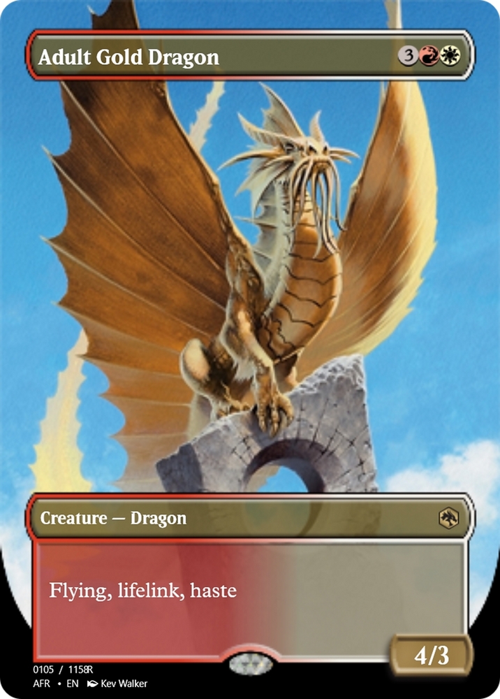 Adult Gold Dragon (PRM-92826) - Magic Online Promos Foil