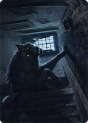 Primal Adversary // Primal Adversary (AMID-052) - Midnight Hunt Art Series (Borderless)