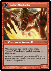 Mondronen Shaman // Tovolar's Magehunter (PRM-43507) - Magic Online Promos: (Double Faced Transform) Foil