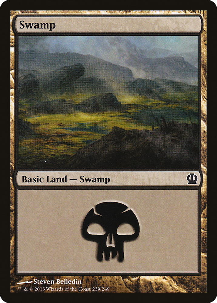 Swamp (239) (THS-239) - Theros Foil