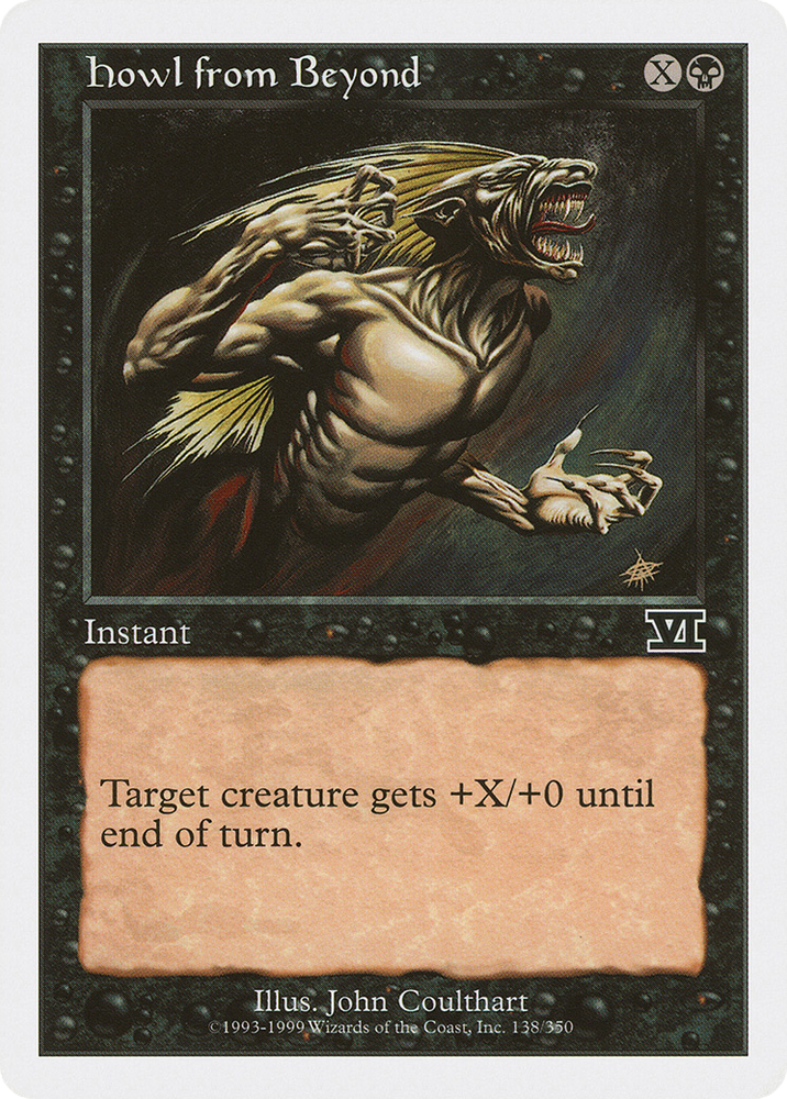 Howl from Beyond (6ED-138) - Classic Sixth Edition