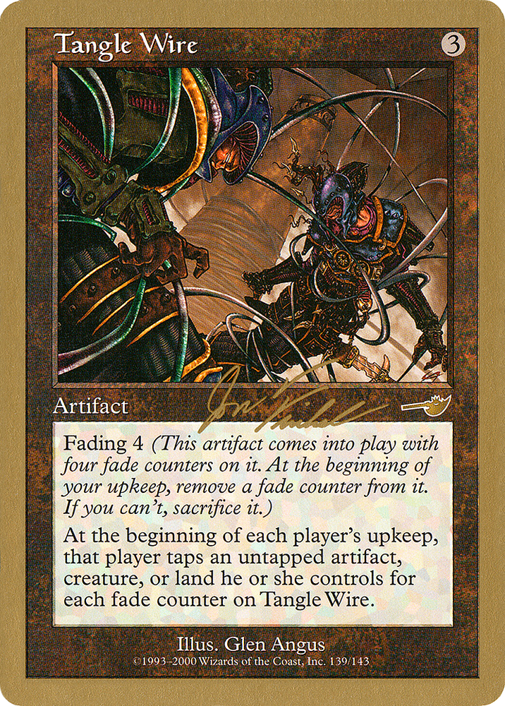 Tangle Wire - 2000 Jon Finkel (NMS) (WCD-) - World Championship Decks 2000