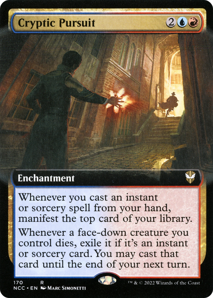 Cryptic Pursuit (Extended Art) (NCC-170) - New Capenna Commander: (Extended Art)