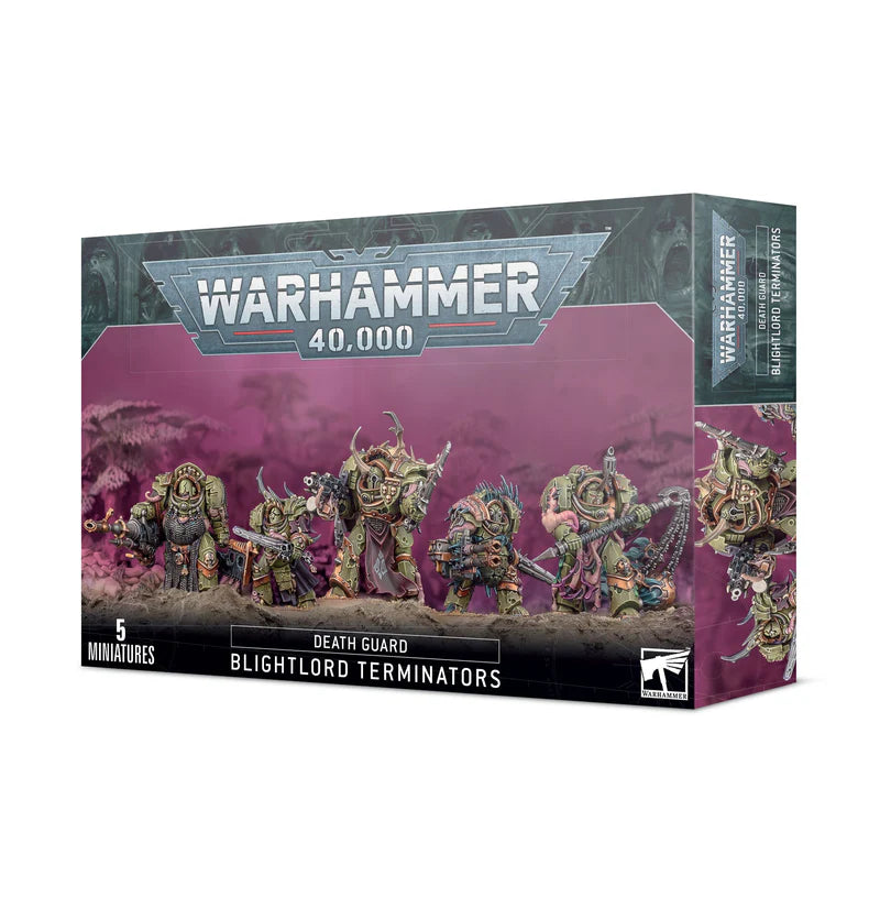 Warhammer 40,000 Death Guard Blightlord Terminators (5 Miniatures)