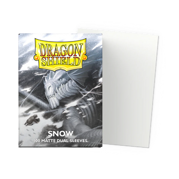 Dragon Shield: Snow - Matte Dual Sleeves Japanese Size