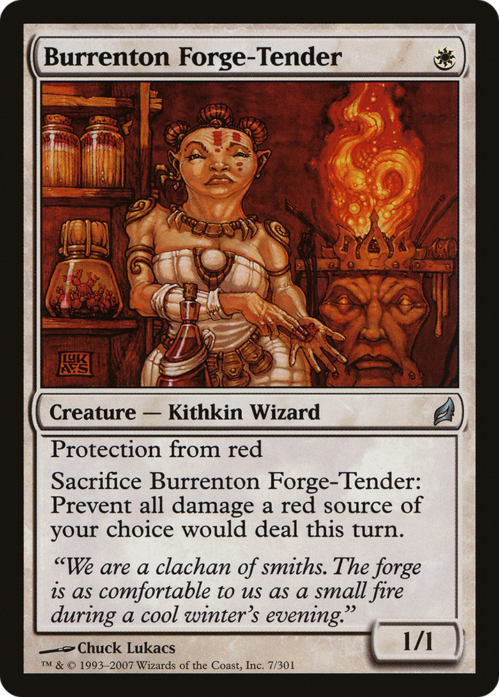 Burrenton Forge-Tender (LRW-007) - Lorwyn Foil