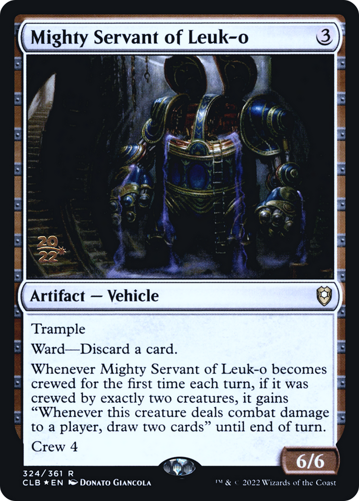 Mighty Servant of Leuk-o (PRE-324S) - Battle for Baldur's Gate Promos Foil