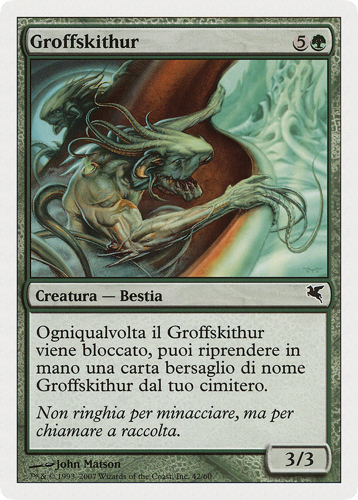 Groffskithur (Italian) - "Groffskithur" (K42) (PSAL-K42) - Salvat 2005
