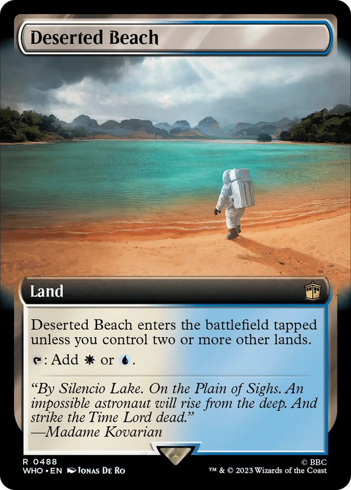Deserted Beach (WHO-488) - Doctor Who: (Extended Art) Foil