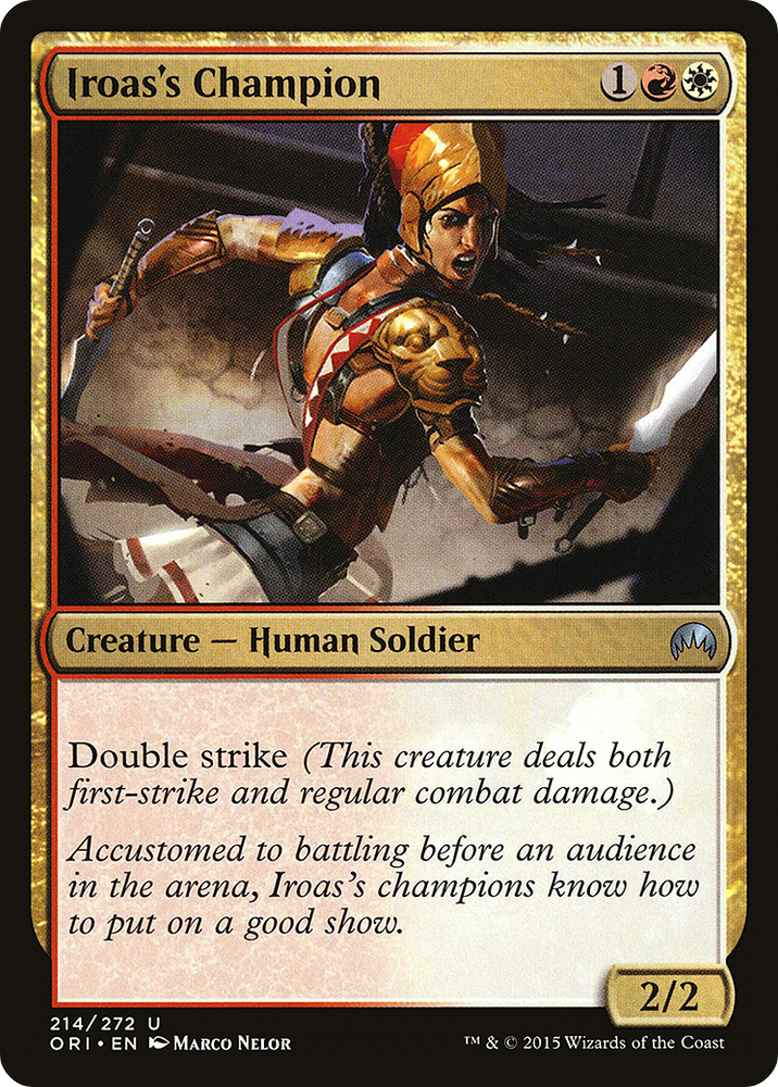 Iroas's Champion (ORI-214) - Magic Origins