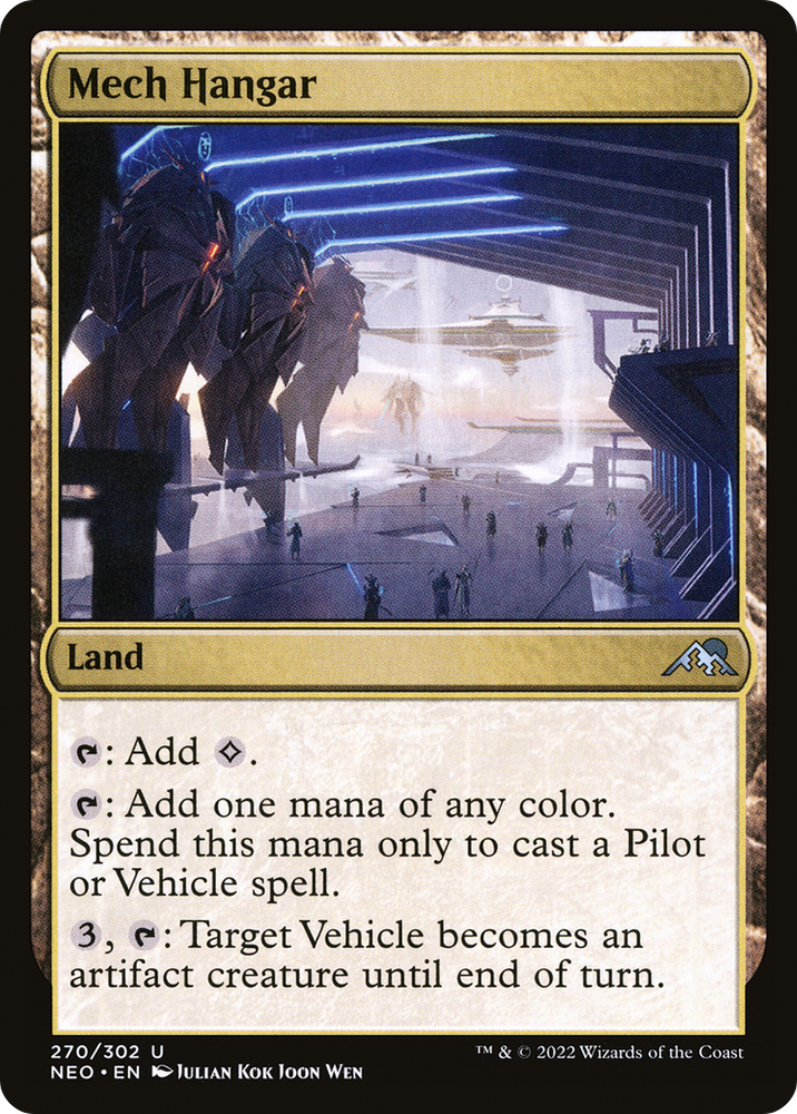 Mech Hangar (NEO-270) - Kamigawa: Neon Dynasty