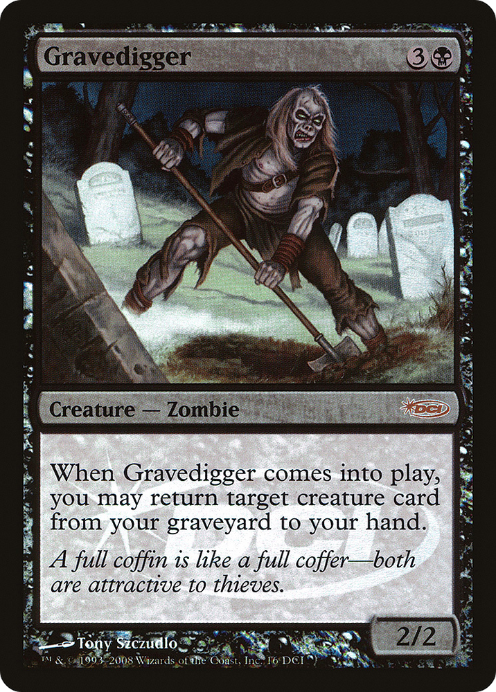 Gravedigger (WPN-016) - DCI Promos Foil