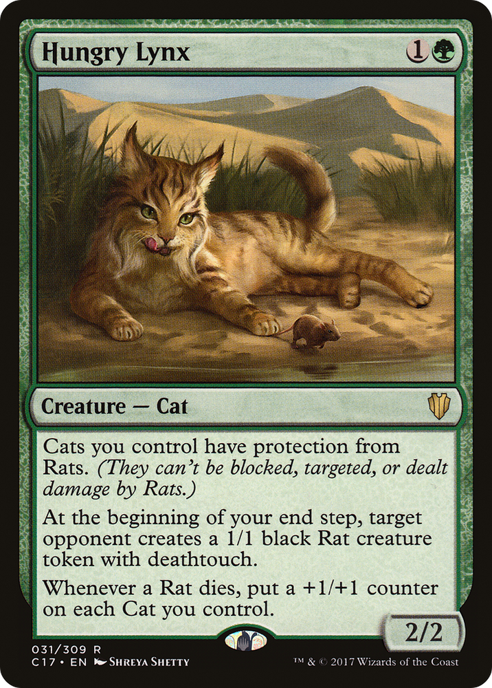 Hungry Lynx (C17-031) - Commander 2017