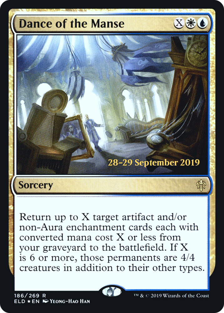 Dance of the Manse (PRE-186) - Throne of Eldraine Promos Foil