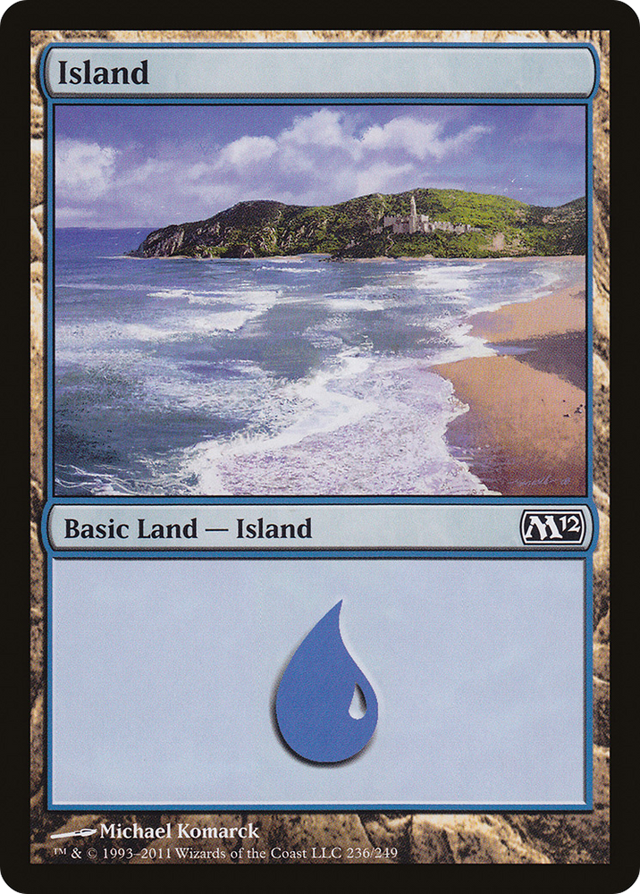 Island (236) (M12-236) - Magic 2012 Foil