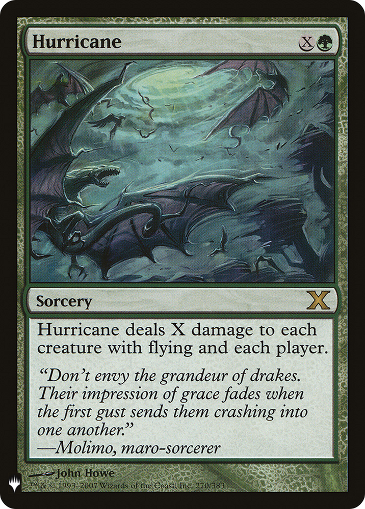 Hurricane (LIST-10E-270) - The List