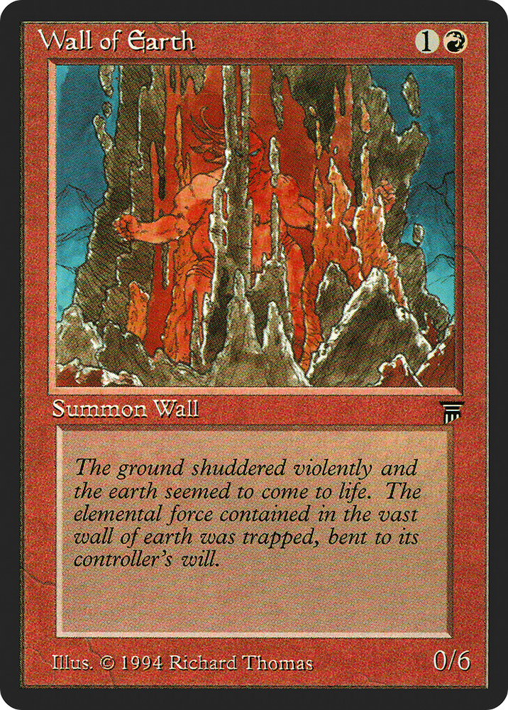 Wall of Earth (LEG-169) - Legends