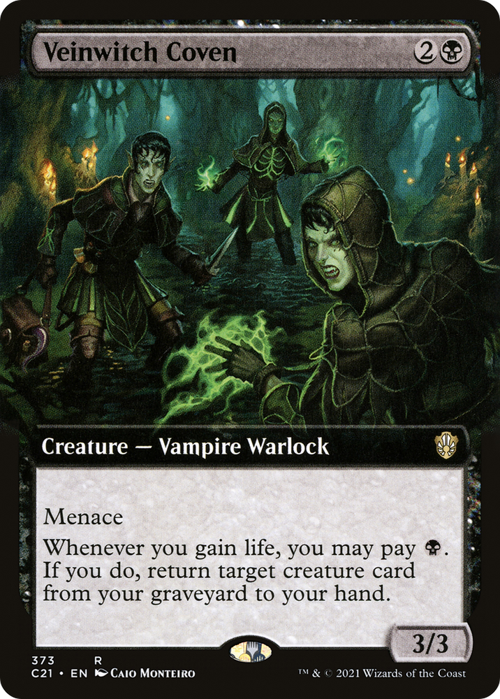Veinwitch Coven (Extended Art) (C21-373) - Commander 2021: (Extended Art)