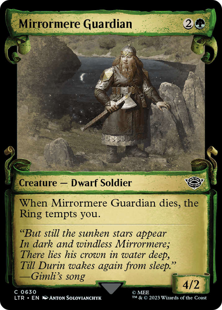 Mirrormere Guardian (Showcase Scrolls) (LTR-630) - The Lord of the Rings: Tales of Middle-earth: (Showcase)