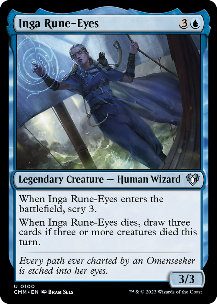 Inga Rune-Eyes (CMM-100) - Commander Masters
